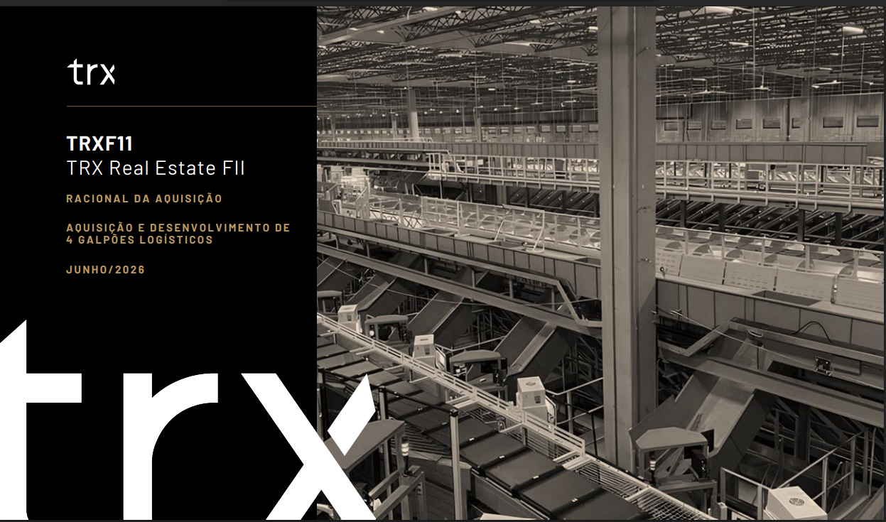 TRXF11: Aquisição e Desenvolvimento de 4 Galpões Logísticos BTS